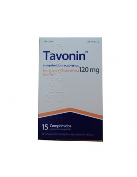 Tavonin 120mg 15 Comprimidos Recubiertos