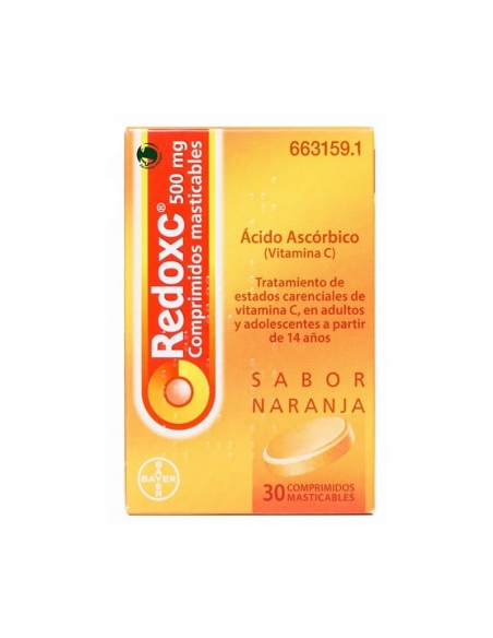 Redoxc 500mg 30 Comprimidos Masticables