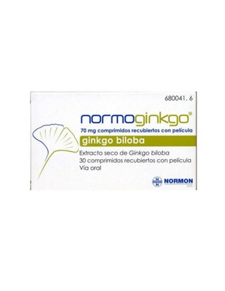 Normoginkgo 70mg 30 Comprimidos