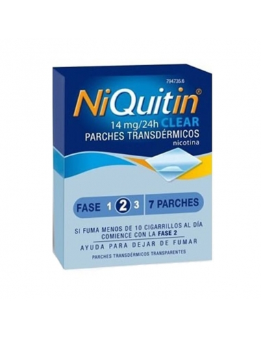 Niquitin Clear 14mg 7 Parches Transdermicos