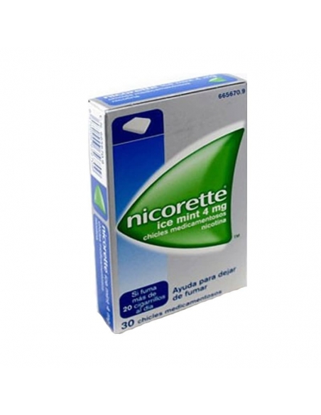 Nicorette Ice Mint 4mg 30 Chicles