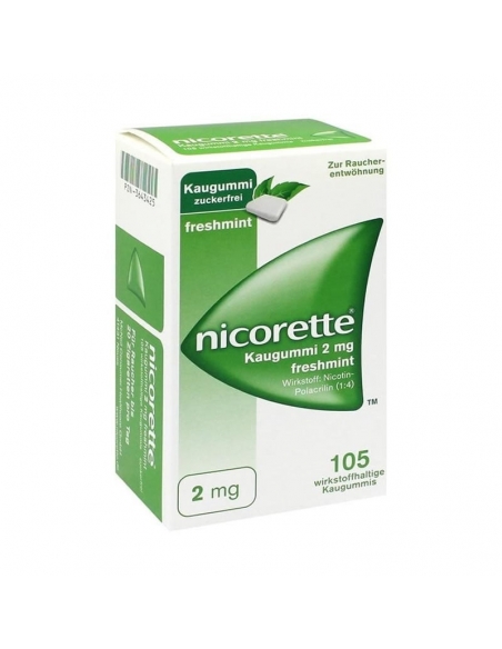 Nicorette Freshmint 2mg 105 Chicles