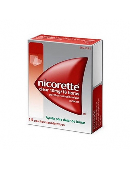 Nicorette Clear 10mg/16H 14 Parches