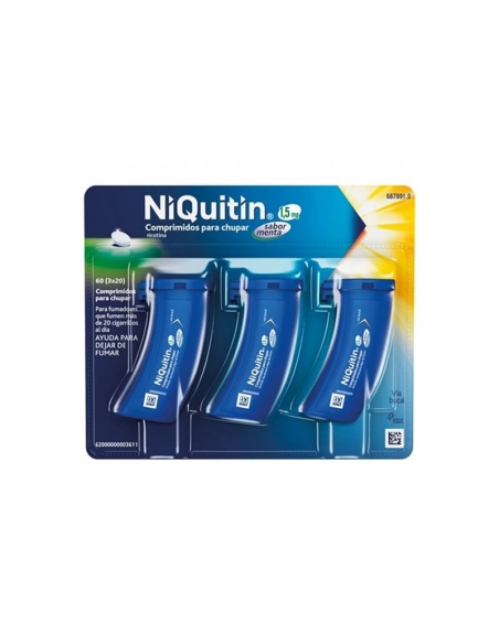 Niquitin Menta 1.5mg 60 Comprimidos