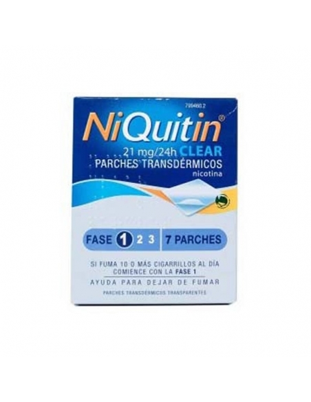 Niquitin Clear 21mg 7 Parches Transdermicos