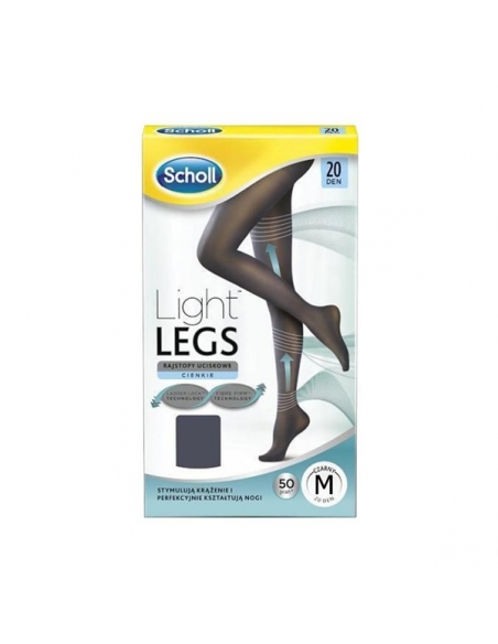 Scholl Panty Light Legs 20 Negro Talla M         