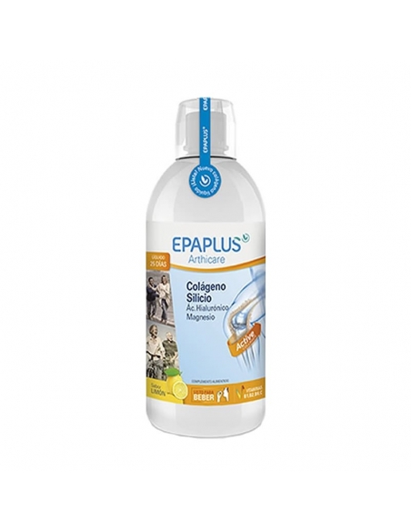 Epaplus Colágeno + Hialurónico + Magnesio Bebible Sabor Limón 1L