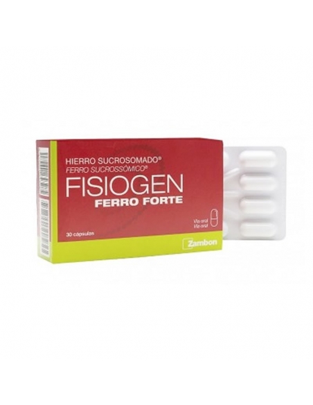 Fisiogen Ferro Forte 600mg 30 Cápsulas           