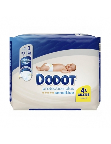 Dodot Sensitive Recien Nacido T1 2-5 Kg 28uds