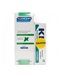 Fluor Kin Colutorio Anticaries 500ml + Pasta Kin 50ml