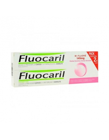 Fluocaril Bi-Fluore Dientes Sensibles 2x75ml