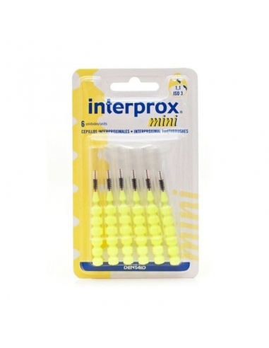 Interprox Cepillo Mini Amarillo 14uds  