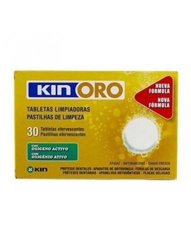Kin Oro Tabletas Limpiadoras 30uds          