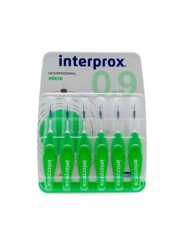 Interprox Cepillo Micro Verde 6uds    