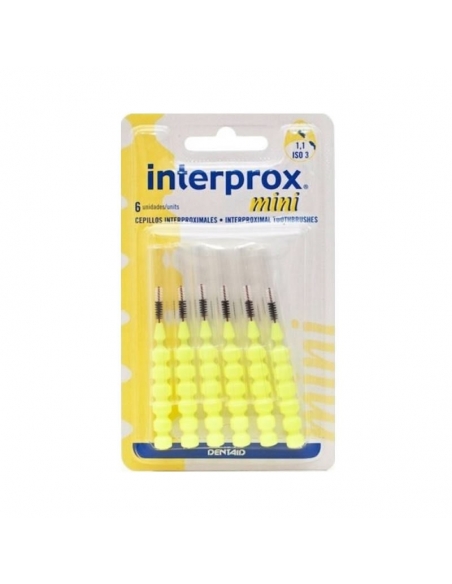 Interprox Cepillo Mini Amarillo 6uds       