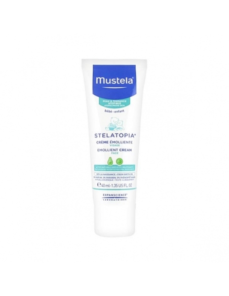 Mustela Stelatopia Crema Facial Emoliente Piel Atopica 40ml