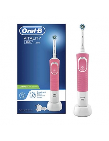 Oral-B Cepillo Electrico Vitality Cross Action Rosa