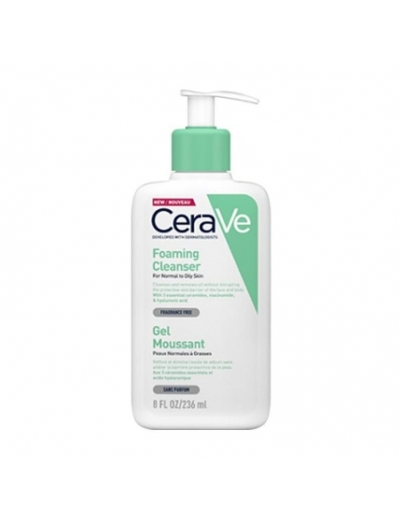 Cerave Gel Limpiador Espumoso 236 ml
