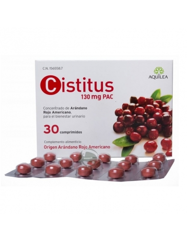Aquilea Cistitus 130mg Arandano 30 Comprimidos