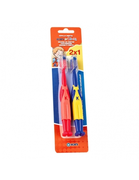 Kin Cepillo Infantil Pack 2x1