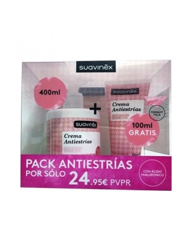 Suavinex Pack Antiestrias 400ml + Tubo 100ml