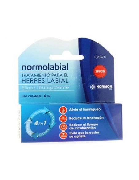 Normolabial Tratamiento Herpes SPF30 6ml