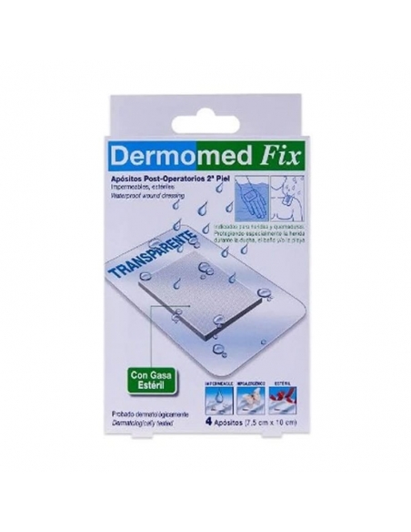 Dermomed Aposito Fix 7.5x10cm 4 uds