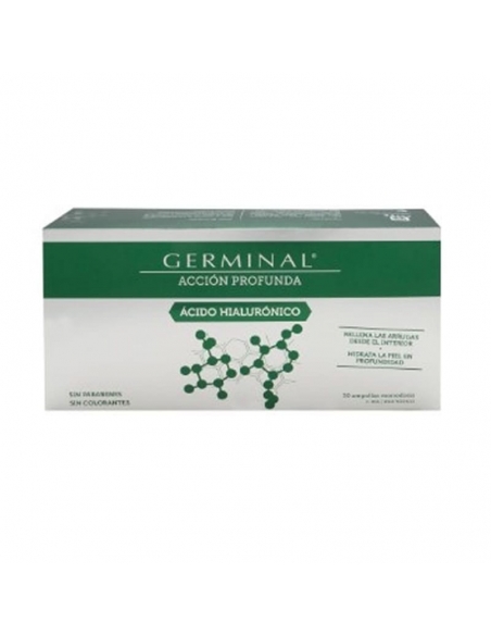 Germinal Accion Profunda Acido Hialuronico 30 Ampollas 1ml