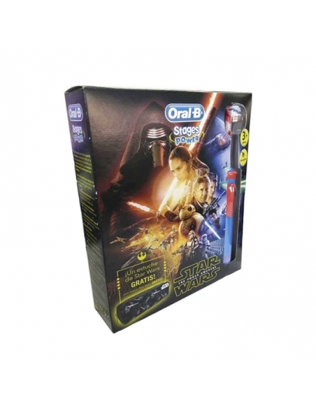 Oral B Pack Niños Cepillo Electrico Star Wars + Estuche Promo