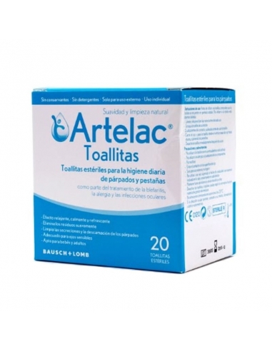 Artelac Toallitas Esteriles 20 Uds