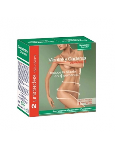 Somatoline Vientre y Caderas Advance 2x150ml