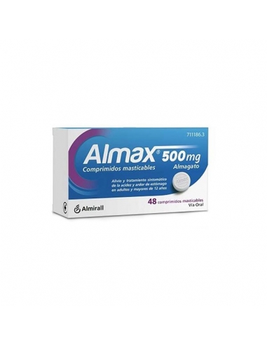 Almax 48 Comprimidos Masticables 500mg             