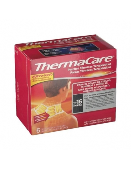 Thermacare Cuello Hombros y Muñecas Parche Termico 6 Uds