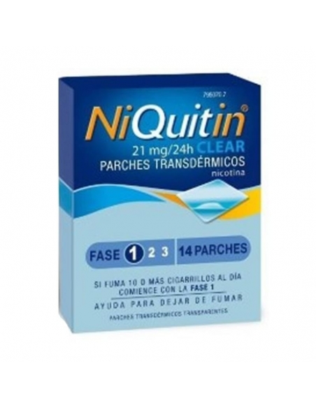 Niquitin Clear 21mg 14 Parches Transdermicos