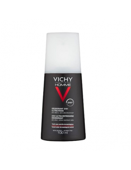 Vichy Homme Desodorante Spray Ultra Fresco 100ml