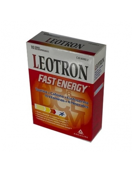 Leotron Fast Energy 10 Sobres 2gr