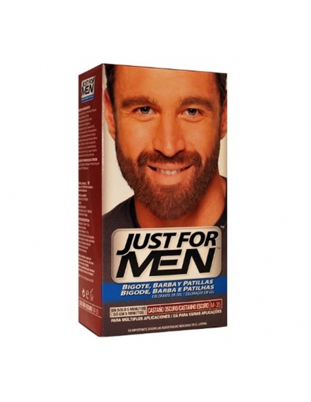 Just For Men Bigote y Barba Castaño Oscuro 30ml
