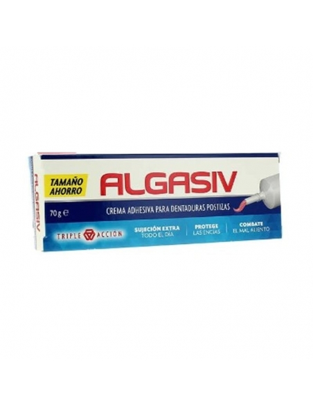 Algasiv Crema Adhesiva Dentadura Postiza 70gr