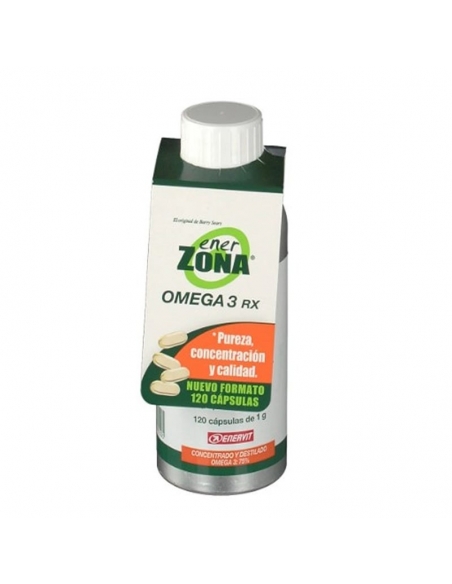 Enerzona Omega 3 Rx Aceite De Pescado 120 Capsulas