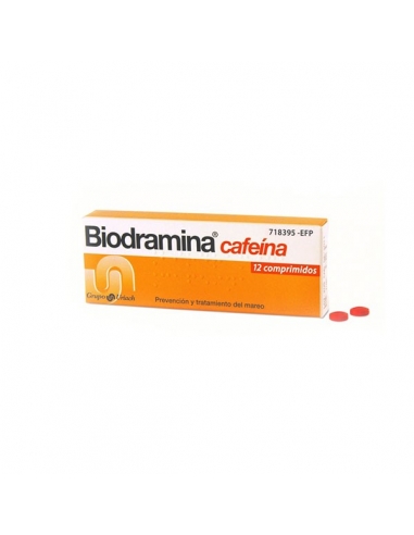 Biodramina Cafeina 12 Comprimidos                   