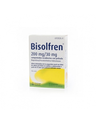 Bisolfren 200/30mg 20 Comprimidos                  