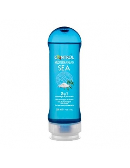 Control Mediterranean Gel Masaje y Placer 200ml