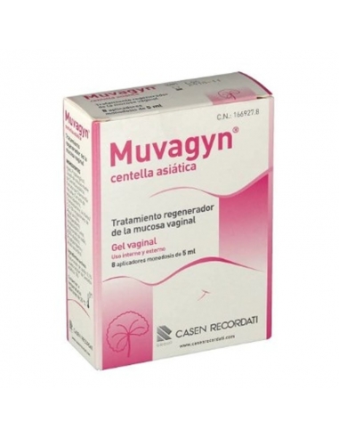 Muvagyn Centella Asiatica Gel Hidratante Vaginal 8x5ml