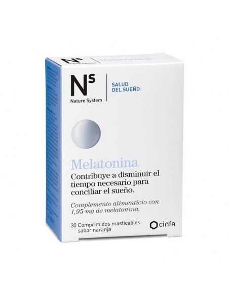 Ns Melatonina 30 Comprimidos Sabor Naranja