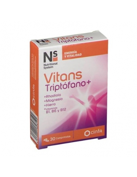 Ns Vitans Triptofano+ 30 Comprimidos