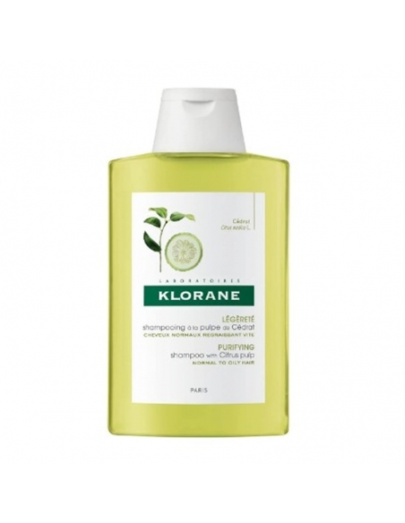 Klorane Champu Energizante Pulpa Cidra 400ml