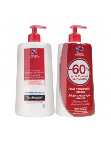 Neutrogena Locion Corporal Reparadora Piel Sensible 2x750ml