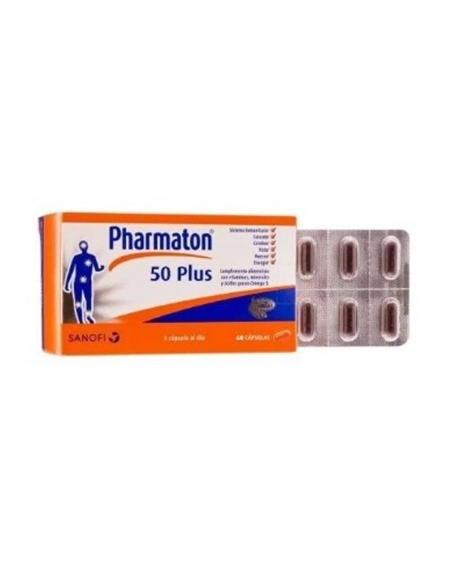 Pharmaton 50 Plus 60 Capsulas