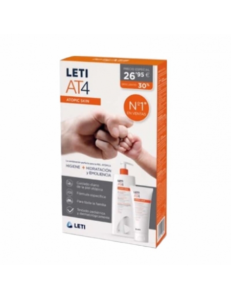 Leti At 4 Pack Leche 500ml + Gel 200ml               