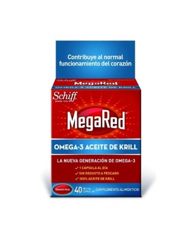Megared 500 Omega 3 Aceite De Krill 40 Capsulas